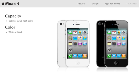 Verizon ha iPhone 4 bianco? 