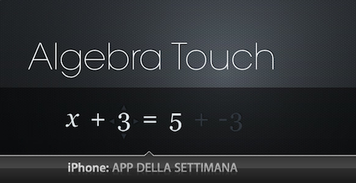 App Della Settimana Algebra Touch