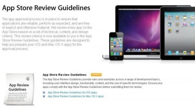 Apple mette in guardia gli sviluppatori con nuove linee guida 