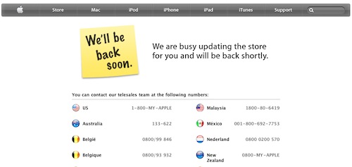 Apple Store offline