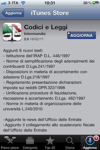 Codici e Leggi update