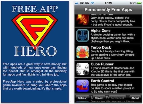 Free-App Hero cerca giochi gratuiti di qualità su App Store 