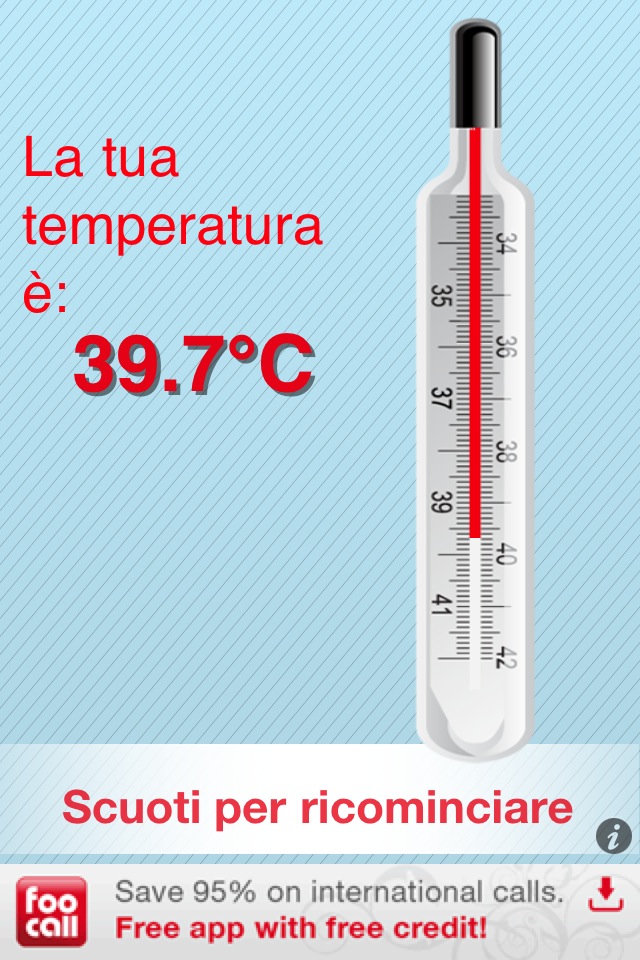 iFebbre: misura la temperatura corporea con iPhone (per gioco)