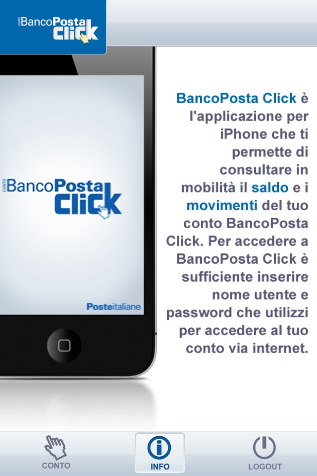 iBancoPostaClick: il conto click in un touch (almeno in parte)