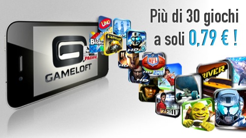 Gameloft: 13 giochi scontati a 0,79€