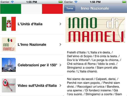 Italia 150: festeggia i 150 anni dell'unità d'Italia con iPhone