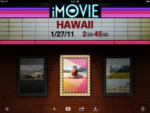 iMovie for iPad screenshot 001