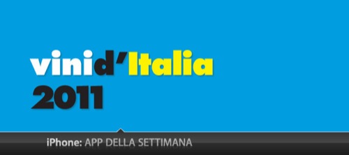 App Della Settimana Vini D’Italia 2011