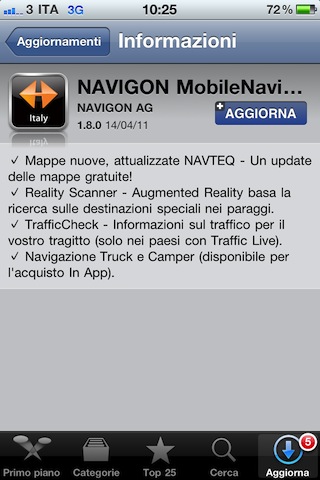 Navigon update 1.8