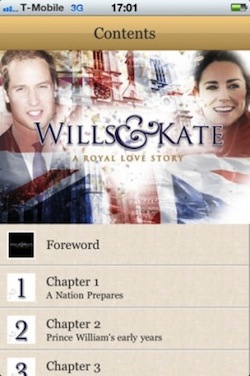Un'app per seguire il matrimonio tra William e Kate 