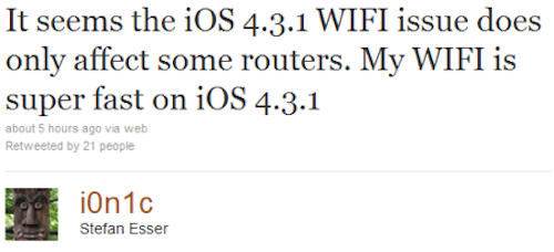 iOS 4.3.1: il jailbreak causa problemi con il WiFi? 