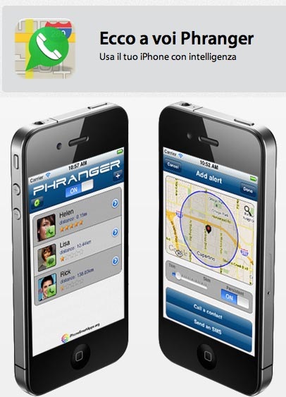 Phranger arriva in App Store