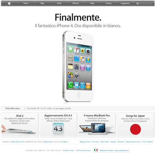 iPhone 4 bianco