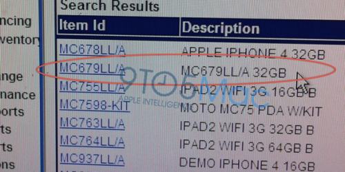 iPhone 4 bianco spunta nell'inventario di Verizon