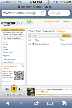Amazon Cloud Drive ora supporta iPhone 