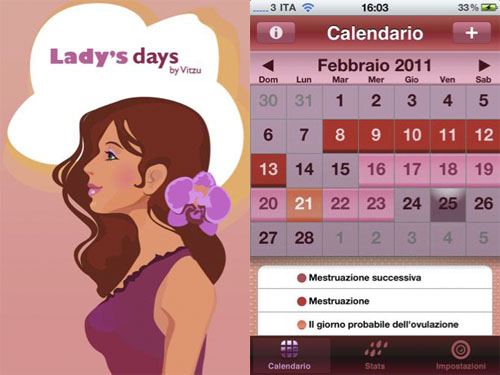 Lady's Days: un calendario per sole donne