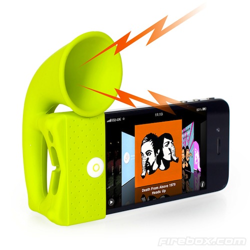 The iPhone Horn amplifica la vostra musica 