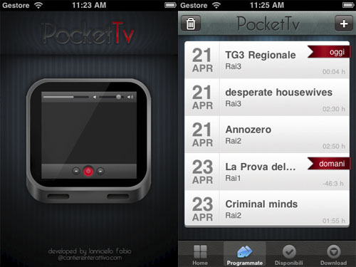Pockettv: registra con iPhone i tuoi programmi tv preferiti