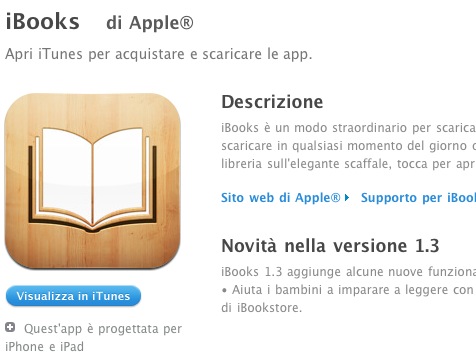 iBooks si aggiorna