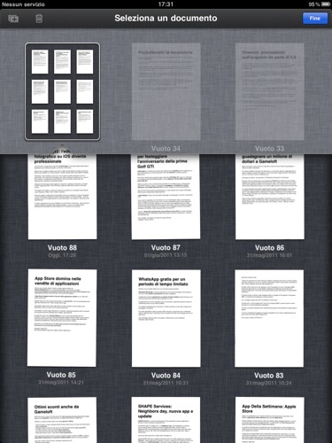 iWork per iPad ci suggerisce la nuova funzionalità delle Folders?