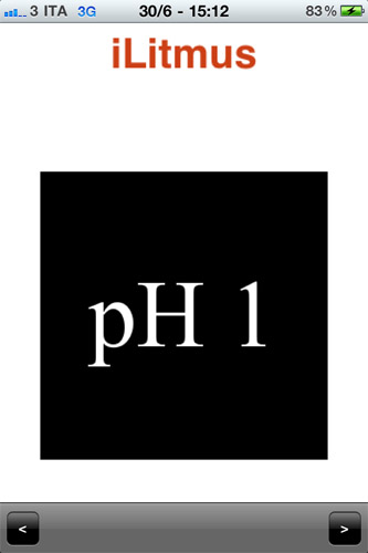 iLitmus, riconosci il pH con l' iPhone