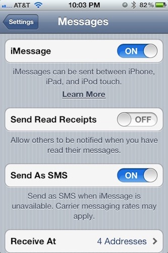 iOS 5: qualche nuova feature di iMessage 