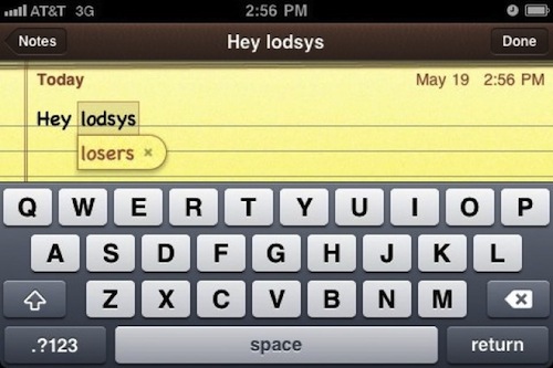 lodsys-autocorrects-to-losers1-e1307546330392