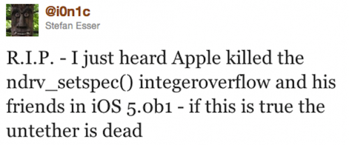 iOS 5: il jailbreak untether è morto 