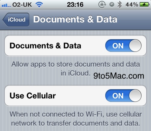 iOS 5 beta 4 porta i Documents in the Cloud