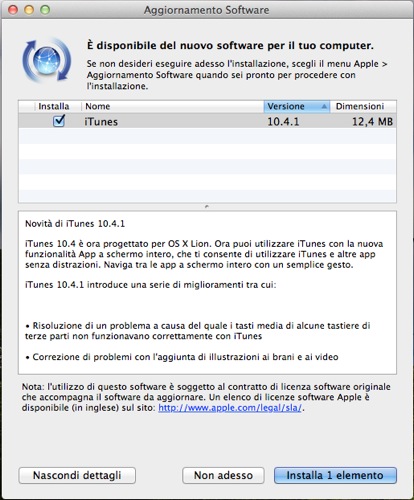 iTunes 10.4.1