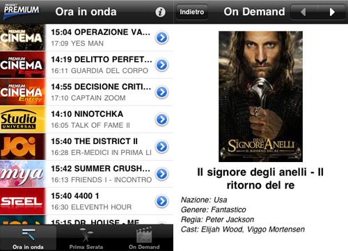 Mediaset Premium Guida TV sbarca in App Store