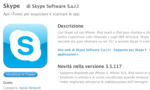 Skype si aggiorna ancora e risolve i problemi riscontrati con il precedente update
