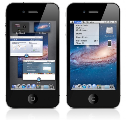 iOS diventa Mac OS X Lion