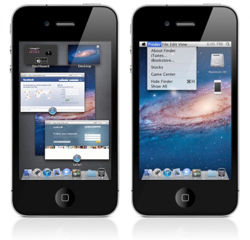 iOS diventa Mac OS X Lion