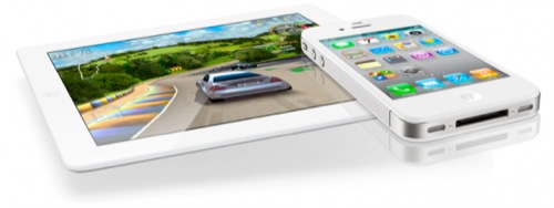 iPhone iPad white