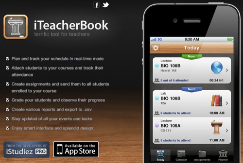iTeacherBook: la nuova app per gli insegnanti dai creatori di iStudiez Pro