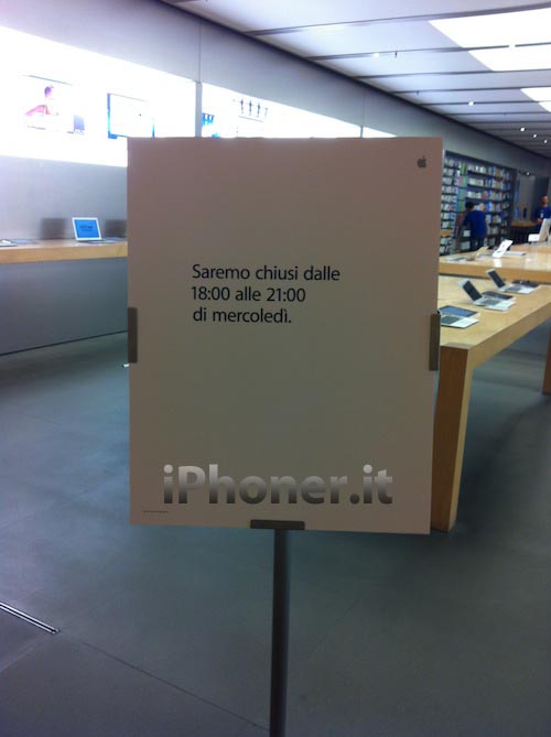 Apple Store: anche in Italia si chiude dalle 18:00 alle 21:00