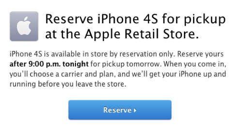 iPhone 4S: ora disponibile anche su prenotazione (non in Italia)