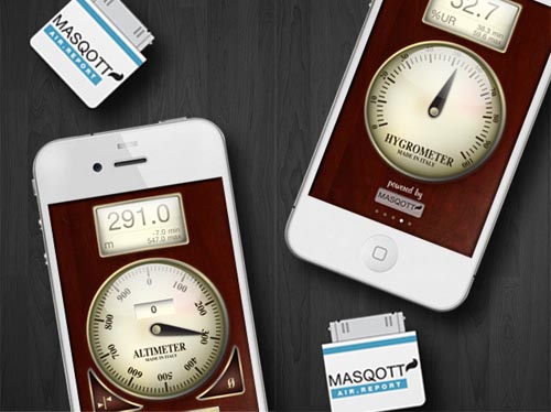 Masqott Air Report: e iPhone diventò un Altimetro, Barometro Igrometro e Termometro
