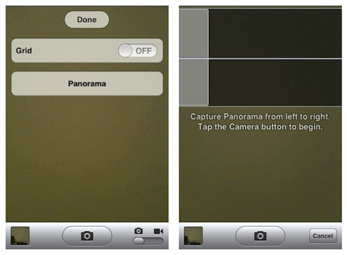 iOS 5: attivare lo scatto panoramico senza jailbreak 