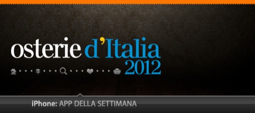 App Della Settimana: Osterie d'Italia 2012
