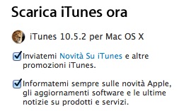 Apple rilascia iTunes 10.5.2 