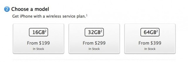 iPhone 4S immediatamente disponibile su Apple Online Store 