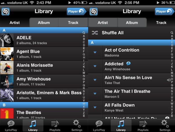 Shazam lancia Player, solo nell'iTunes Store USA