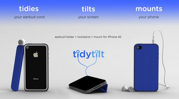 TidyTilt: una smartcover per iPhone 