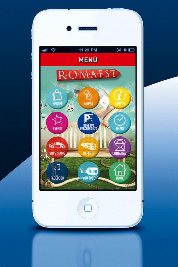 Romaest: l'app ufficiale del famoso centro commerciale italiano