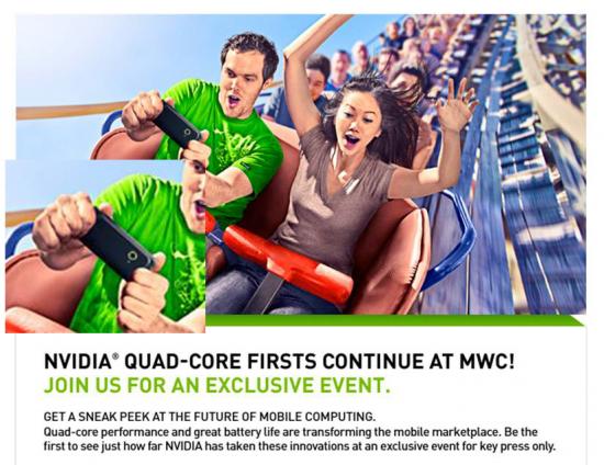 NVIDIA annuncia: smartphone quad-core al MWC