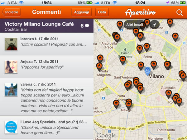Aperitivo: la nuova app per gli amanti dell'aperitivo
