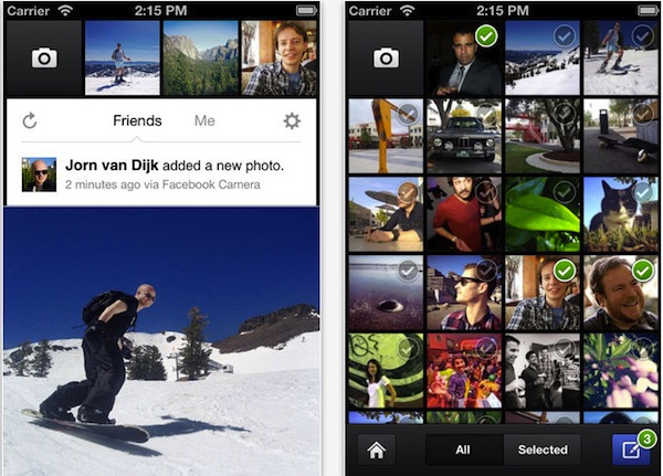 Facebook Camera: è questo il risultato dell'acquisizione di Instagram? 