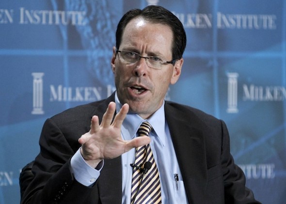 Randall Stephenson, chairman and CEO, AT&T Inc.at the Milken Institute Global Conference in Beverly Hills